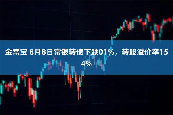 金富宝 8月8日常银转债下跌01%，转股溢价率154%